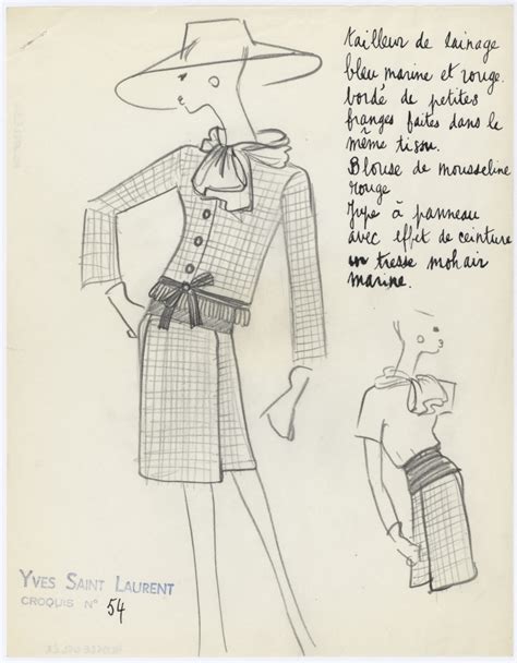 yves saint laurent first collection 1962|yves saint laurent famous designs.